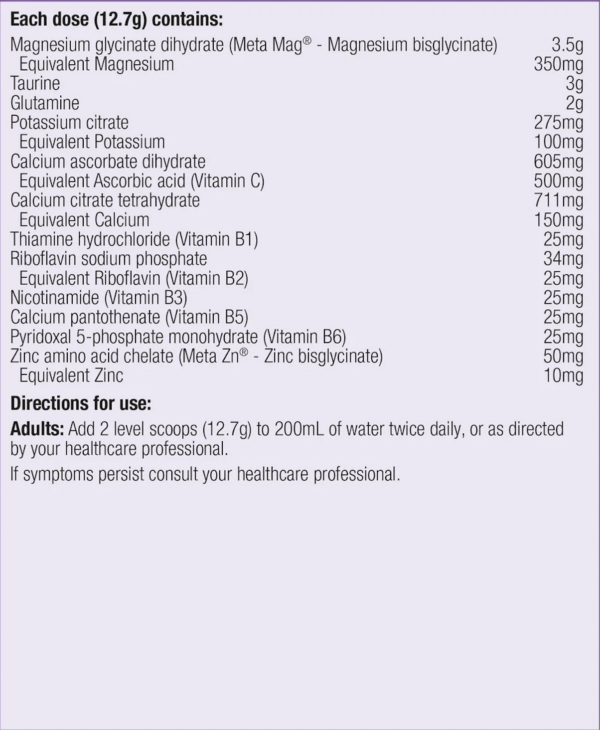 Metagenics_calmX_ingredients_megnesium_supplement_CALMX_METAGENICS