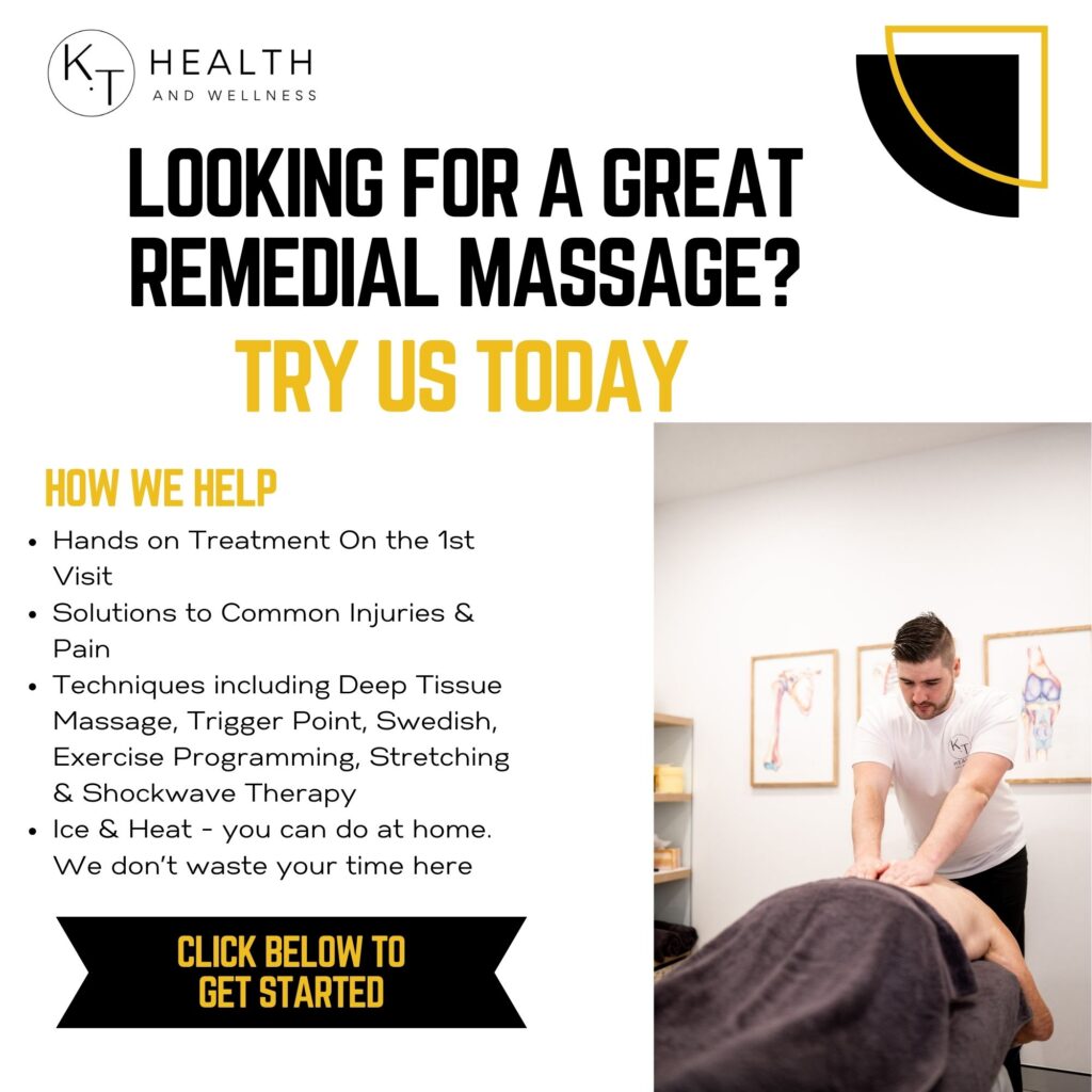remedial massage menai, massage menai, menai massage, kt health and wellness