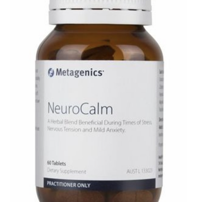 Metagenics NeuroCalm - For Stress, Nervous Tension And Mild Anxiety.